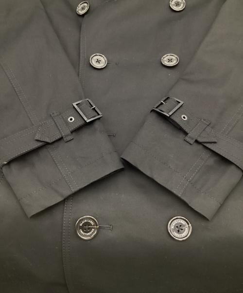 BLACK LABEL CRESTBRIDGE（ブラックレーベル クレストブリッジ）BLACK LABEL CRESTBRIDGE (ブラックレーベル クレストブリッジ) トレンチコート ブラック サイズ:Lの古着・服飾アイテム
