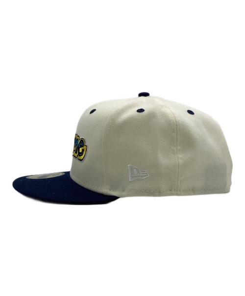 SUPREME（シュプリーム）SUPREME (シュプリーム) New Era (ニューエラ) 59FIFTY（フィフティーナイン フィフティー） キャップ ホワイト×ブルー サイズ:7 5/8の古着・服飾アイテム