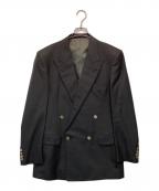 Burberry'sバーバリー）の古着「4ボタン ダブルジャケット」｜グレー