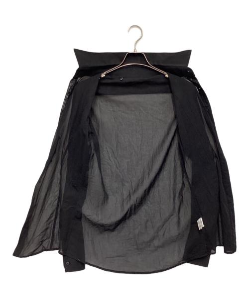 GUCCI（グッチ）GUCCI (グッチ) シアーシャツ ブラック サイズ:40-15 3/4の古着・服飾アイテム