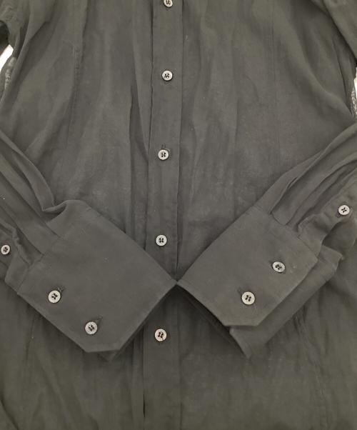 GUCCI（グッチ）GUCCI (グッチ) シアーシャツ ブラック サイズ:40-15 3/4の古着・服飾アイテム