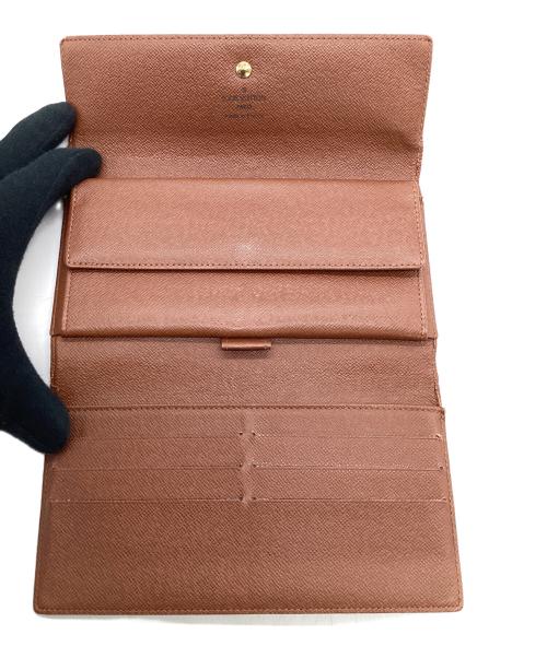 LOUIS VUITTON（ルイ ヴィトン）LOUIS VUITTON (ルイ ヴィトン) モノグラム ポルトトレゾール・インターナショナル 3つ折り長財布 ブラウンの古着・服飾アイテム