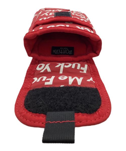 SUPREME（シュプリーム）SUPREME (シュプリーム) PORTER (ポーター) iPhone Case（アイフォン ケース）ポーチ レッドの古着・服飾アイテム