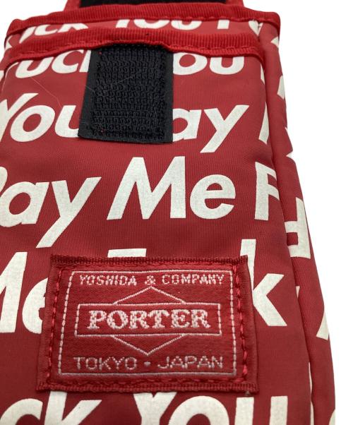 SUPREME（シュプリーム）SUPREME (シュプリーム) PORTER (ポーター) iPhone Case（アイフォン ケース）ポーチ レッドの古着・服飾アイテム