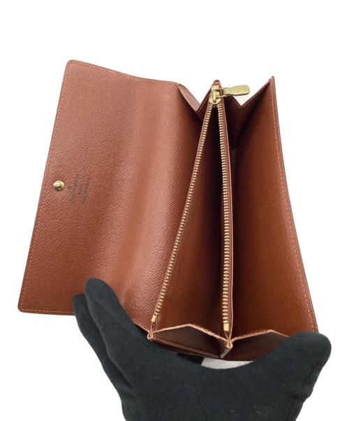 LOUIS VUITTON（ルイ ヴィトン）LOUIS VUITTON (ルイ ヴィトン) モノグラム ポシェット・ポルトモネクレディ 長財布 ブラウンの古着・服飾アイテム