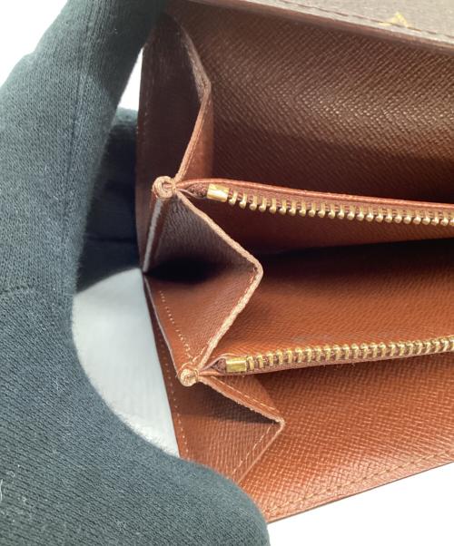LOUIS VUITTON（ルイ ヴィトン）LOUIS VUITTON (ルイ ヴィトン) モノグラム ポシェット・ポルトモネクレディ 長財布 ブラウンの古着・服飾アイテム