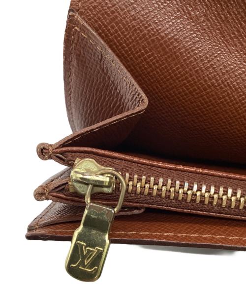 LOUIS VUITTON（ルイ ヴィトン）LOUIS VUITTON (ルイ ヴィトン) モノグラム ポシェット・ポルトモネクレディ 長財布 ブラウンの古着・服飾アイテム