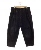 Dickies×FATディッキーズ×エフエーティー）の古着「WALLIES（ウォーリーズ）コーデュロイパンツ」｜ブラック