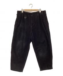 Dickies×FAT（ディッキーズ×エフエーティー）の古着「WALLIES（ウォーリーズ）コーデュロイパンツ」｜ブラック