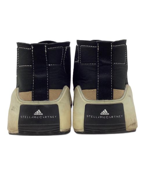 adidas（アディダス）adidas (アディダス) STELLA McCARTNEY (ステラマッカートニー) TREINO MID-CUT（トレイノ ミッドカット）スニーカー ブラック サイズ:24.5cmの古着・服飾アイテム