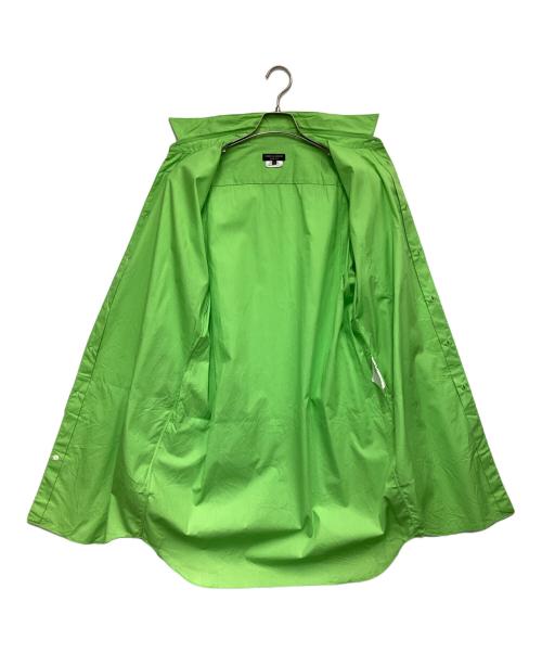 COMME des GARCONS HOMME PLUS（コムデギャルソンオムプリュス）COMME des GARCONS HOMME PLUS (コムデギャルソンオムプリュス) ヘムデザインシャツ グリーン サイズ:Lの古着・服飾アイテム