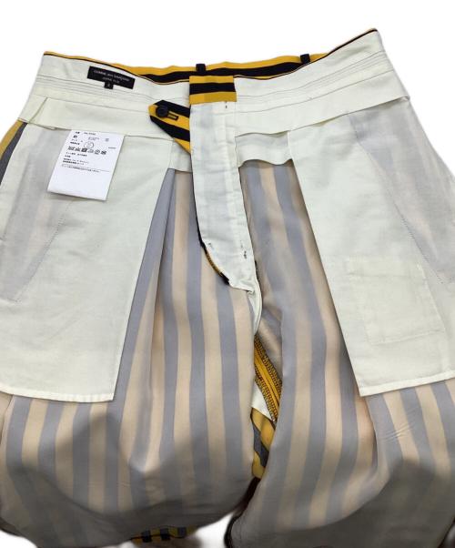 COMME des GARCONS HOMME PLUS（コムデギャルソンオムプリュス）COMME des GARCONS HOMME PLUS (コムデギャルソンオムプリュス) ピエロバルーンパンツ ブラック×イエロー サイズ:Sの古着・服飾アイテム