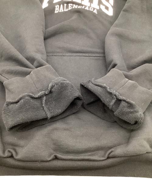 BALENCIAGA（バレンシアガ）BALENCIAGA (バレンシアガ) Cities Paris Hoodie Wide Fit（シティーズ パリ フーディー ワイド フィット） ブラック サイズ:3 180/104Aの古着・服飾アイテム