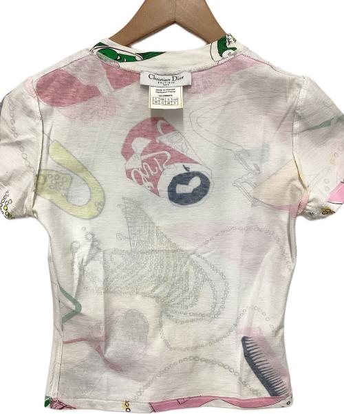 Christian Dior（クリスチャン ディオール）Christian Dior (クリスチャン ディオール) 半袖カットソー ホワイト サイズ:38の古着・服飾アイテム