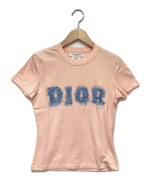 Christian Dior（クリスチャン ディオール）Christian Dior (クリスチャン ディオール) 半袖カットソー ピンク サイズ:36の古着・服飾アイテム