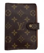 LOUIS VUITTONルイ ヴィトン）の古着「モノグラム アジェンダPM 手帳カバー」｜ブラウン