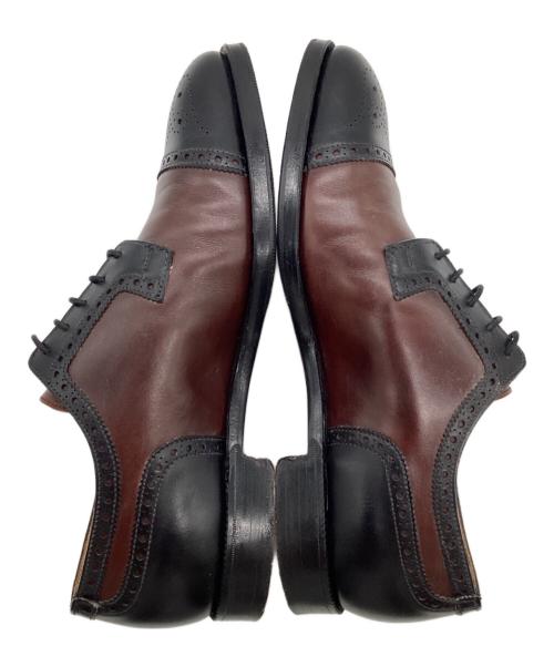 Lloyd footwear（ロイドフットウェア）Lloyd footwear (ロイドフットウェア) MASTER LLOYD BATTERSEA（マスター ロイド バタシー）セミブローグダービーシューズ ブラウン×ブラック サイズ:UK6 1/2の古着・服飾アイテム