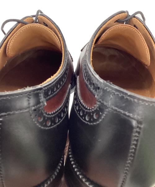 Lloyd footwear（ロイドフットウェア）Lloyd footwear (ロイドフットウェア) MASTER LLOYD BATTERSEA（マスター ロイド バタシー）セミブローグダービーシューズ ブラウン×ブラック サイズ:UK6 1/2の古着・服飾アイテム