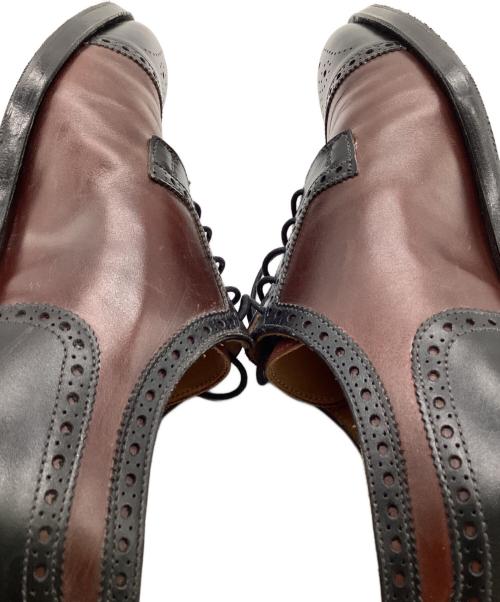 Lloyd footwear（ロイドフットウェア）Lloyd footwear (ロイドフットウェア) MASTER LLOYD BATTERSEA（マスター ロイド バタシー）セミブローグダービーシューズ ブラウン×ブラック サイズ:UK6 1/2の古着・服飾アイテム