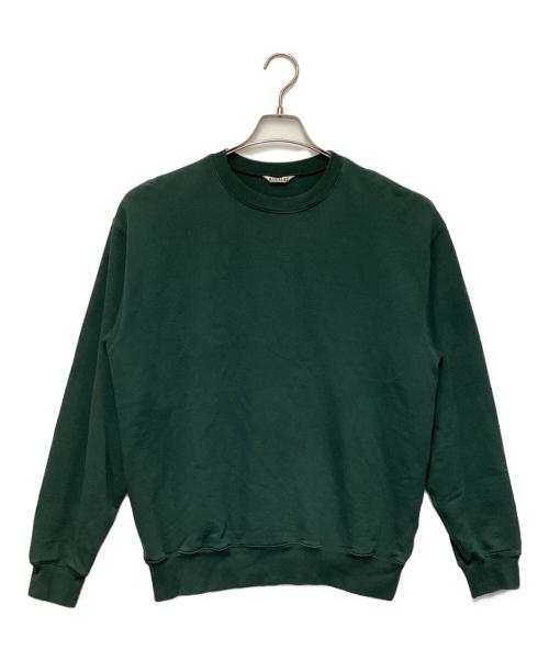 AURALEE（オーラリー）AURALEE (オーラリー) BEAUTY&YOUTH (ビューティーアンドユース) SUPER SOFT BIG P/O（スーパー ソフト ビッグ プルオーバー） グリーン サイズ:3の古着・服飾アイテム