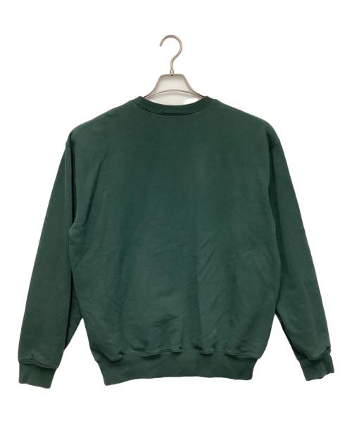 AURALEE（オーラリー）AURALEE (オーラリー) BEAUTY&YOUTH (ビューティーアンドユース) SUPER SOFT BIG P/O（スーパー ソフト ビッグ プルオーバー） グリーン サイズ:3の古着・服飾アイテム
