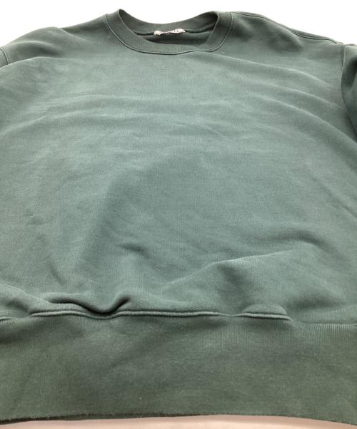 AURALEE（オーラリー）AURALEE (オーラリー) BEAUTY&YOUTH (ビューティーアンドユース) SUPER SOFT BIG P/O（スーパー ソフト ビッグ プルオーバー） グリーン サイズ:3の古着・服飾アイテム