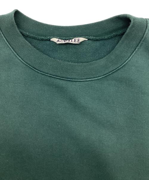 AURALEE（オーラリー）AURALEE (オーラリー) BEAUTY&YOUTH (ビューティーアンドユース) SUPER SOFT BIG P/O（スーパー ソフト ビッグ プルオーバー） グリーン サイズ:3の古着・服飾アイテム