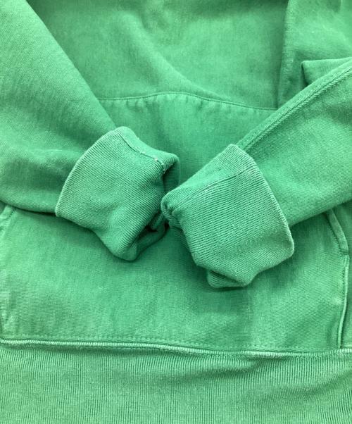 AURALEE（オーラリー）AURALEE (オーラリー) SUPER MILLED SWEAT P/O PARKA（スーパー ミルド スウェット プルオーバー パーカ） グリーン サイズ:3の古着・服飾アイテム