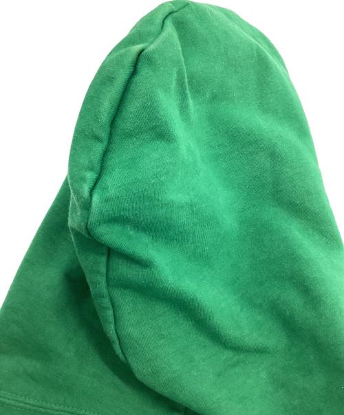 AURALEE（オーラリー）AURALEE (オーラリー) SUPER MILLED SWEAT P/O PARKA（スーパー ミルド スウェット プルオーバー パーカ） グリーン サイズ:3の古着・服飾アイテム