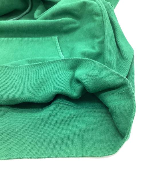 AURALEE（オーラリー）AURALEE (オーラリー) SUPER MILLED SWEAT P/O PARKA（スーパー ミルド スウェット プルオーバー パーカ） グリーン サイズ:3の古着・服飾アイテム