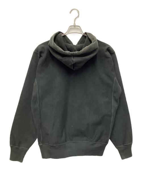 AURALEE（オーラリー）AURALEE (オーラリー) SUPER MILLED SWEAT P/O PARKA（スーパー ミルド スウェット プルオーバー パーカ） ブラック サイズ:3の古着・服飾アイテム