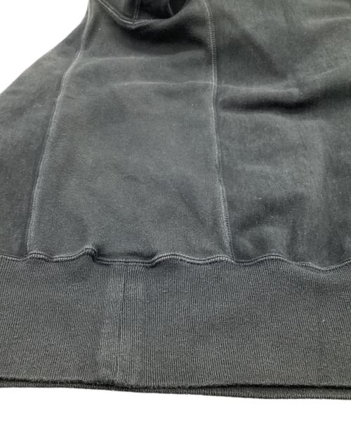 AURALEE（オーラリー）AURALEE (オーラリー) SUPER MILLED SWEAT P/O PARKA（スーパー ミルド スウェット プルオーバー パーカ） ブラック サイズ:3の古着・服飾アイテム