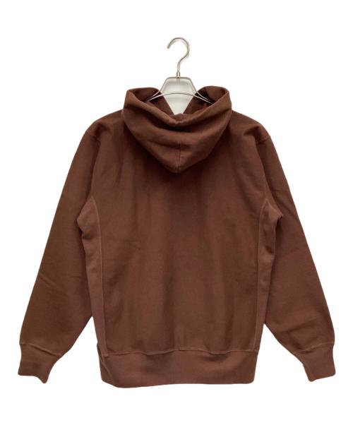 AURALEE（オーラリー）AURALEE (オーラリー) SUPER MILLED SWEAT P/O PARKA（スーパー ミルド スウェット プルオーバー パーカ） ブラウン サイズ:3の古着・服飾アイテム