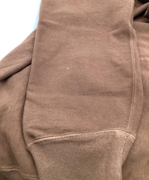 AURALEE（オーラリー）AURALEE (オーラリー) SUPER MILLED SWEAT P/O PARKA（スーパー ミルド スウェット プルオーバー パーカ） ブラウン サイズ:3の古着・服飾アイテム