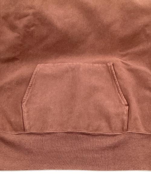 AURALEE（オーラリー）AURALEE (オーラリー) SUPER MILLED SWEAT P/O PARKA（スーパー ミルド スウェット プルオーバー パーカ） ブラウン サイズ:3の古着・服飾アイテム