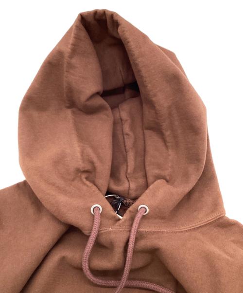 AURALEE（オーラリー）AURALEE (オーラリー) SUPER MILLED SWEAT P/O PARKA（スーパー ミルド スウェット プルオーバー パーカ） ブラウン サイズ:3の古着・服飾アイテム