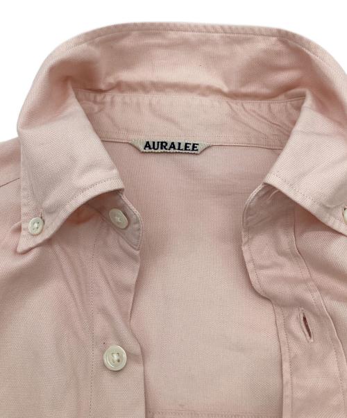 AURALEE（オーラリー）AURALEE (オーラリー) FINX SHUTTLE OX BD SHIRTS（フィンクス シャトル オックスフォード ボタンダウン シャツ） ピンク サイズ:3の古着・服飾アイテム