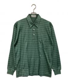 Yves Saint Laurent（イヴサンローラン）の古着「長袖ポロシャツ」｜グリーン