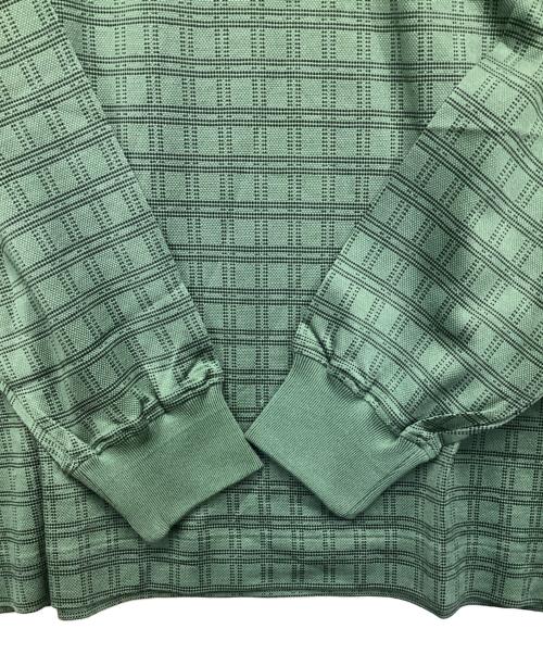 Yves Saint Laurent（イヴサンローラン）Yves Saint Laurent (イヴサンローラン) 長袖ポロシャツ グリーン サイズ:LAの古着・服飾アイテム