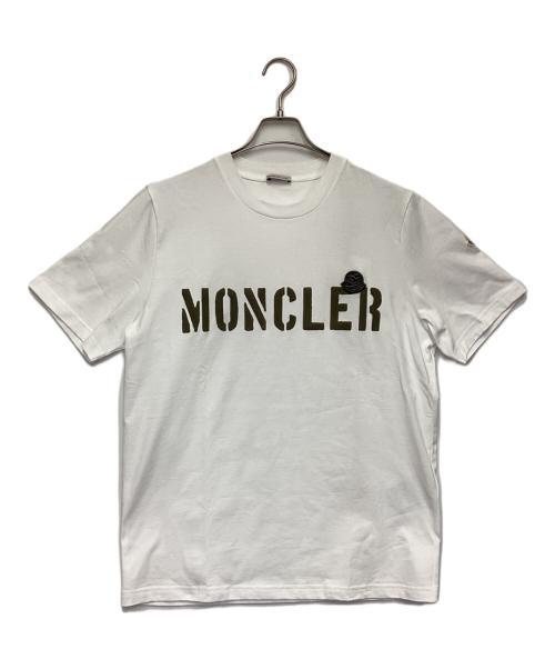 MONCLER（モンクレール）MONCLER (モンクレール) SS TSHIRT（SS Tシャツ） ホワイト サイズ:Mの古着・服飾アイテム