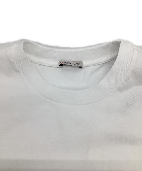 MONCLER（モンクレール）MONCLER (モンクレール) SS TSHIRT（SS Tシャツ） ホワイト サイズ:Mの古着・服飾アイテム