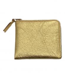 COMME des GARCONS（コムデギャルソン）の古着「L字ファスナーウォレット」｜ゴールド