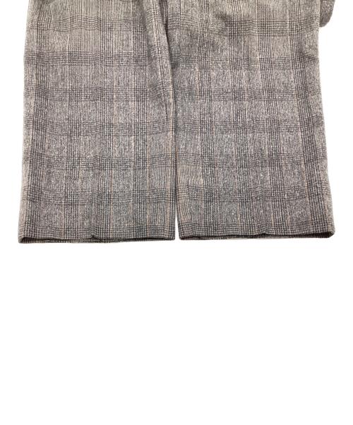 Christian Dior Sports（クリスチャン ディオールスポーツ）Christian Dior Sports (クリスチャン ディオールスポーツ) ウールタックパンツ グレー×ブラウン サイズ:76の古着・服飾アイテム