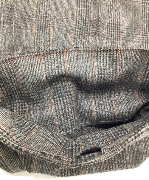 Christian Dior Sports（クリスチャン ディオールスポーツ）Christian Dior Sports (クリスチャン ディオールスポーツ) ウールタックパンツ グレー×ブラウン サイズ:76の古着・服飾アイテム