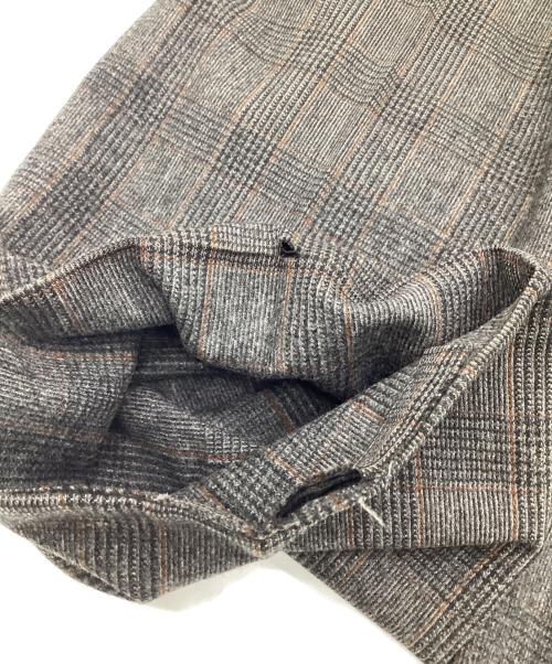 Christian Dior Sports（クリスチャン ディオールスポーツ）Christian Dior Sports (クリスチャン ディオールスポーツ) ウールタックパンツ グレー×ブラウン サイズ:76の古着・服飾アイテム