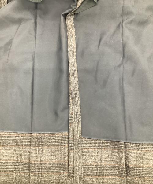 Christian Dior Sports（クリスチャン ディオールスポーツ）Christian Dior Sports (クリスチャン ディオールスポーツ) ウールタックパンツ グレー×ブラウン サイズ:76の古着・服飾アイテム