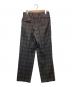 Christian Dior Sports (クリスチャン ディオールスポーツ) ウールタックパンツ グレー×ブラウン サイズ:76：10000円