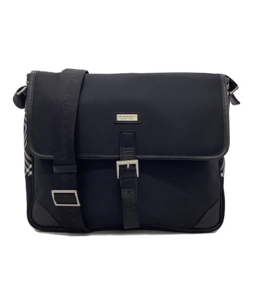 BURBERRY BLACK LABEL（バーバリーブラックレーベル）BURBERRY BLACK LABEL (バーバリーブラックレーベル) メッセンジャーバッグ ブラックの古着・服飾アイテム