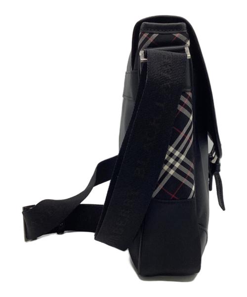 BURBERRY BLACK LABEL（バーバリーブラックレーベル）BURBERRY BLACK LABEL (バーバリーブラックレーベル) メッセンジャーバッグ ブラックの古着・服飾アイテム