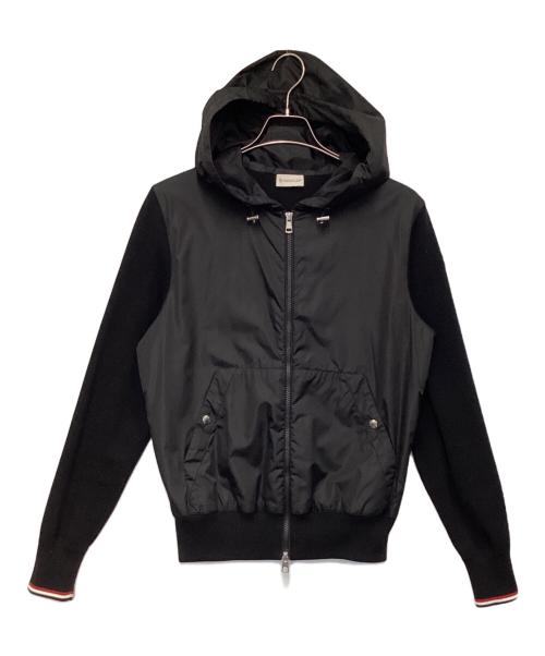 MONCLER（モンクレール）MONCLER (モンクレール) MAGLIA TRICOT CARDIGAN（マリア トリコ カーディガン） ブラック サイズ:Mの古着・服飾アイテム